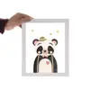 تابلو کودک و نوزاد مدل Elfap_Watercolor Animals 6000 مجموعه 6 عددی