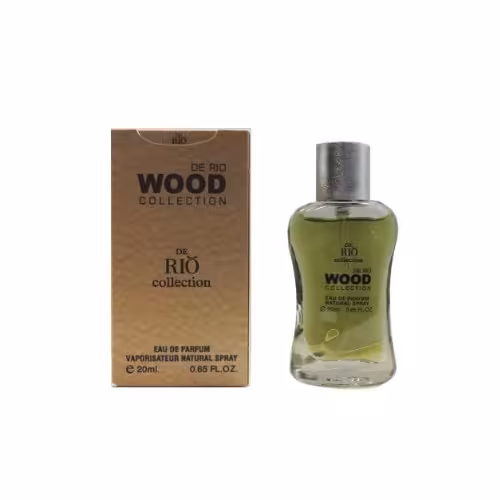 عطر ادکلن مردانه دیسکوارد هی وود قهوه ای ریو کالکشن مدل ریو وود براون Rio Wood Brown حجم 20 میل