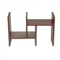 کتابخانه رو میزی در دو رنگ سفید و گردویی ابعاد52*35*18 | choobsub