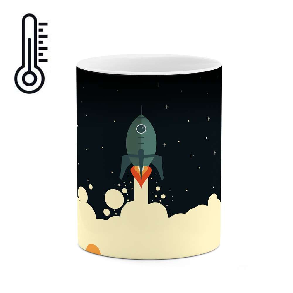 ماگ حرارتی طرح فضاپیما مدل mgph01947