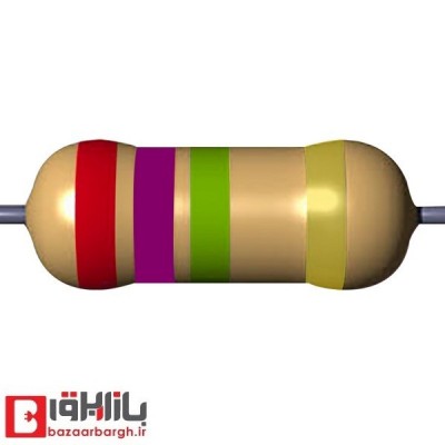 مقاومت 2.7 مگا اهم 2 وات 5 درصد