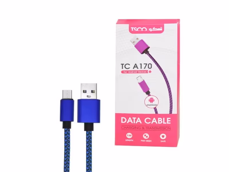 کابل تبدیل USB به microUSB تسکو مدل TC A170 طول 1 متر
