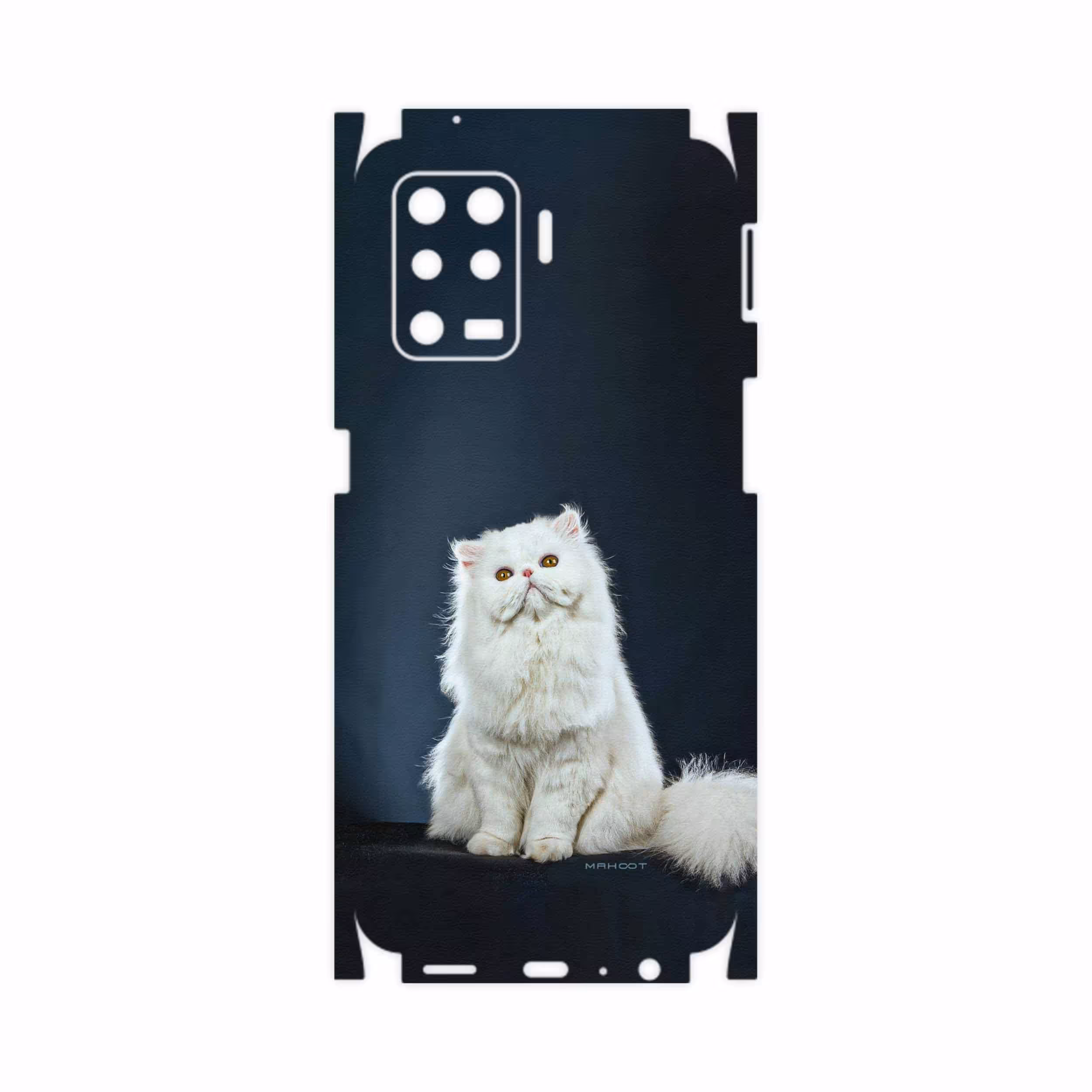 برچسب پوششی ماهوت مدل Persian-cat-FullSkin مناسب برای گوشی موبایل اپو A94 4G