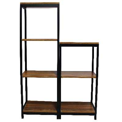 کتابخانه مدل چوبی فلزی IKE432 مجموعه 2 عددی