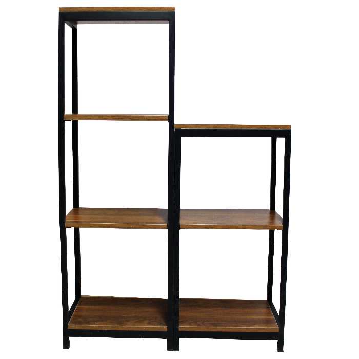 کتابخانه مدل چوبی فلزی IKE432 مجموعه 2 عددی