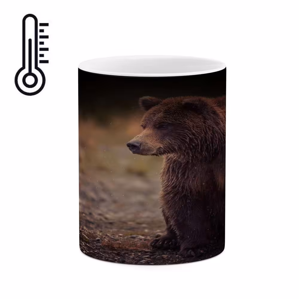 ماگ حرارتی کاکتی طرح خرس مدل mgh14698