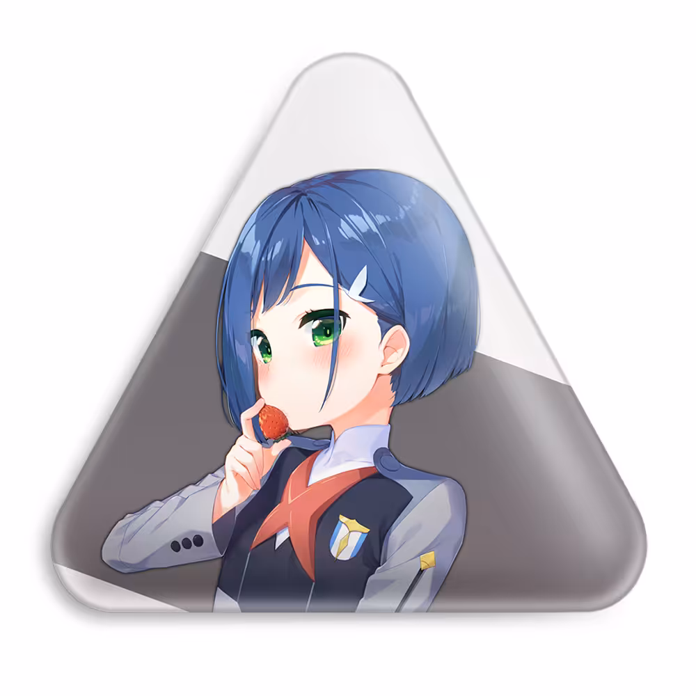 پیکسل خندالو طرح ایچیگو انیمه دارلینگ در فرنکس مدل مثلثی کد 12005