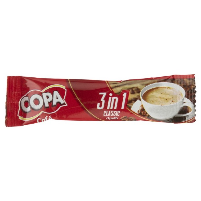 68 عدد قهوه کلاسیک کوپا مدل 3 در  1 -  ساشه 18 گرمی