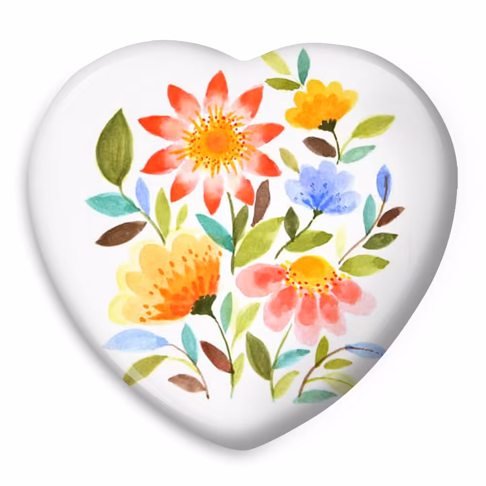 پیکسل خندالو طرح گل گلی مدل قلبی کد 2244