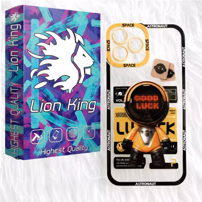کاور لاین کینگ مدل فضانورد مناسب برای گوشی موبایل اپل IPhone 13 pro
