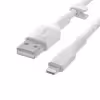کابل تبدیل USB به لایتنینگ بلکین مدل CAA008bt1MWH طول 1 متر
