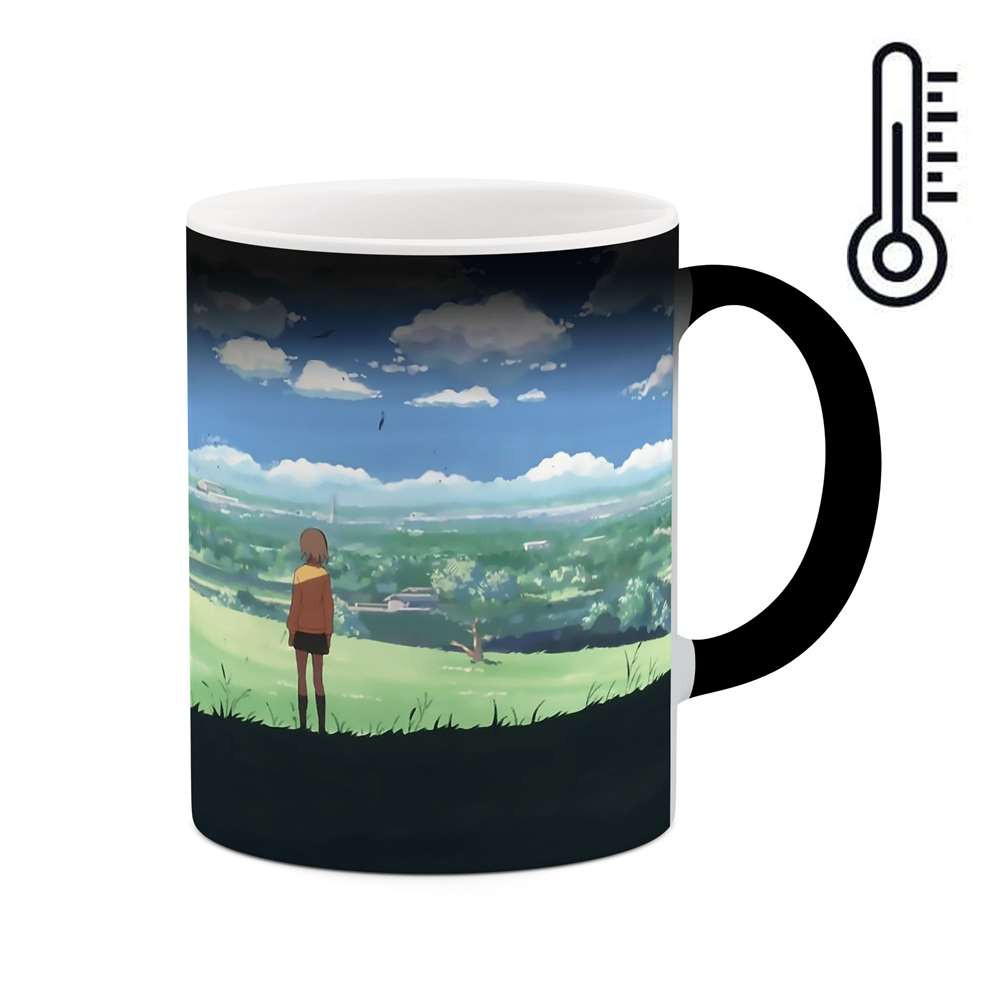 ماگ حرارتی طرح منظره انیمه  مدل mgph10018