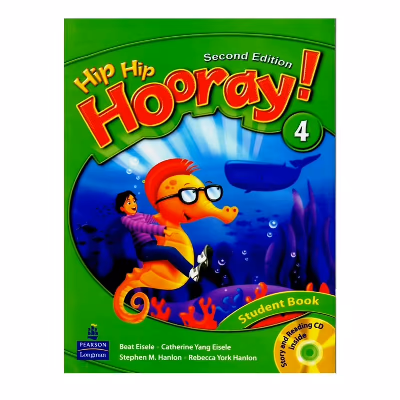 کتاب زبان هیپ هیپ هورای 4 ویرایش دوم hip hip hooray 4   2nd edition