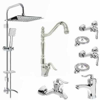 ست شیرالات شیرالات  رز مدل بیزانس لایت مجموعه 8 عددی