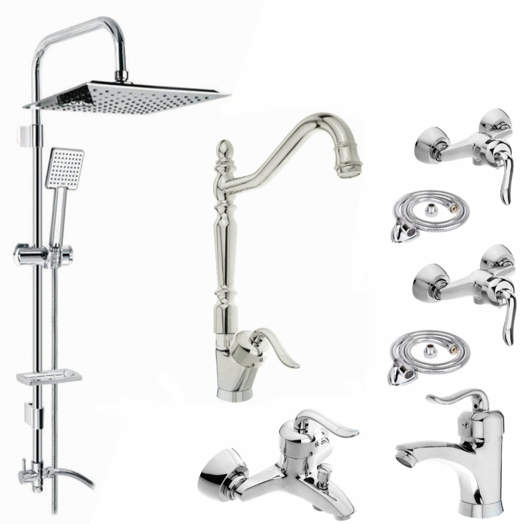 ست شیرالات شیرالات  رز مدل بیزانس لایت مجموعه 8 عددی