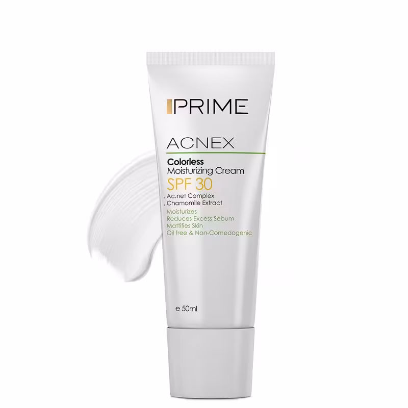 کرم مرطوب کننده آکنس Acnex پریم SPF30 | پوست های چرب | ۵۰ml