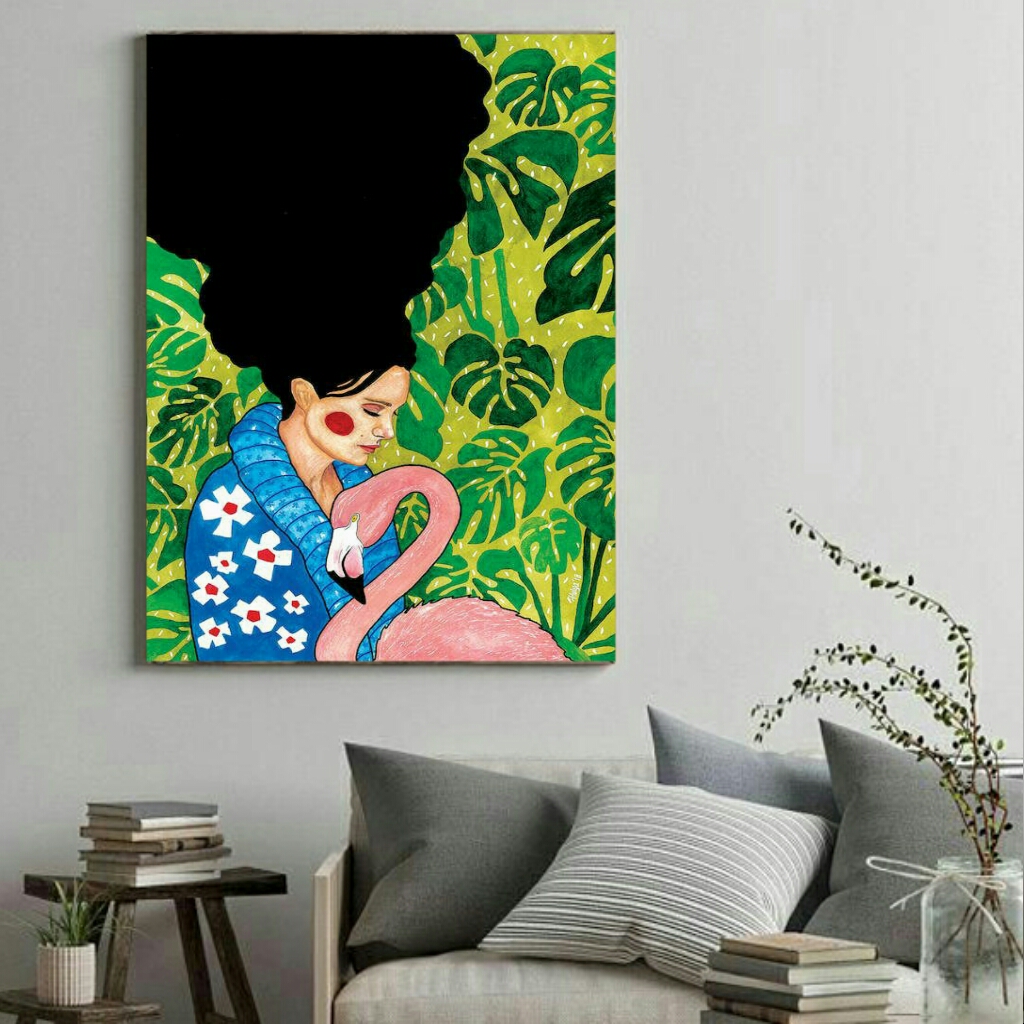 تابلو بوم طرح مدرن مدل TB1208