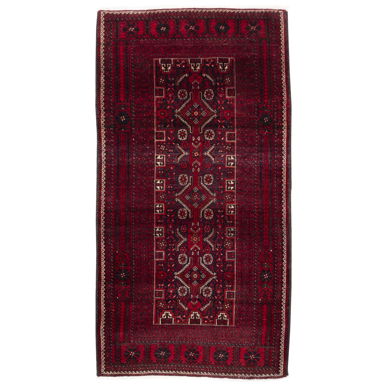 فرش قدیمی دستباف دو متری سی پرشیا کد 141129