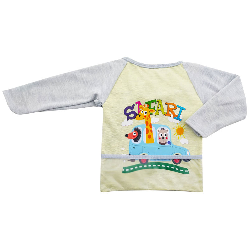 پیش بند لباسی آستین دار پسرانه مادرکر  MotherCare