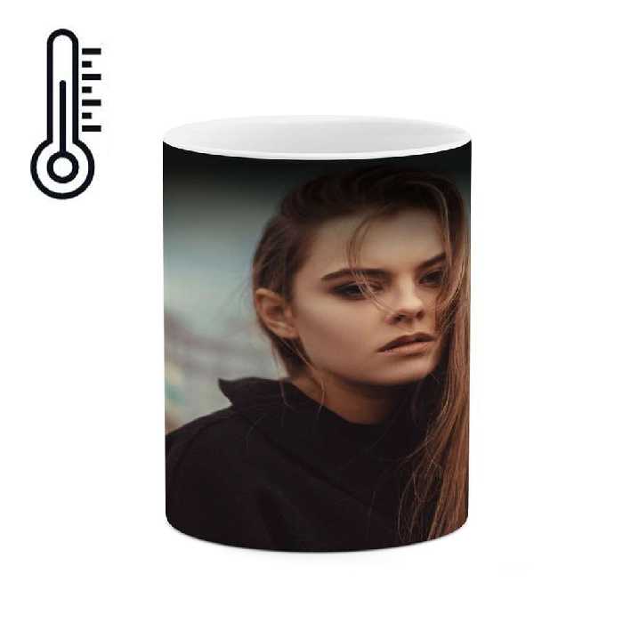 ماگ حرارتی کاکتی طرح دختر مدل mgh16516