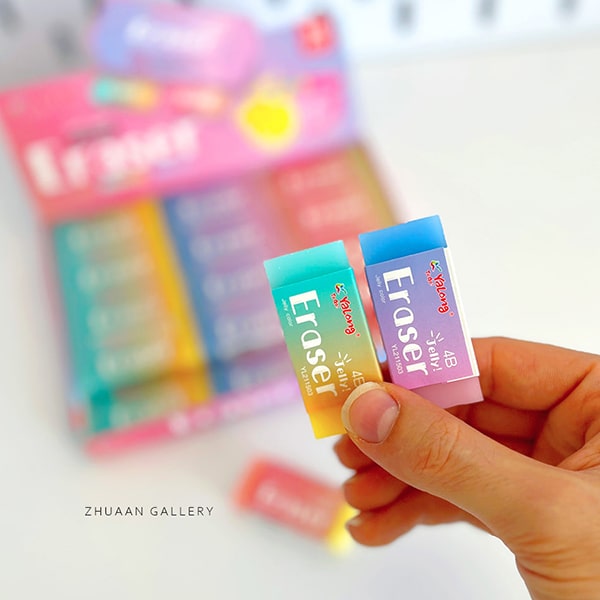 پاک کن ژله ای Jelly Color دو رنگ