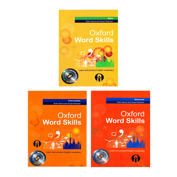 کتاب Oxford Word Skills اثر Ruth Gairns And Stuart Redman انتشارات الوندپویان سه جلدی