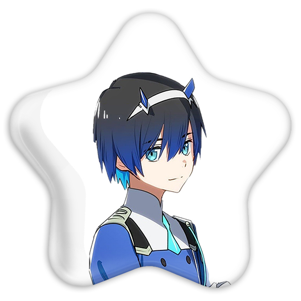 پیکسل خندالو طرح هیرو انیمه دارلینگ مدل ستاره ای کد 10516