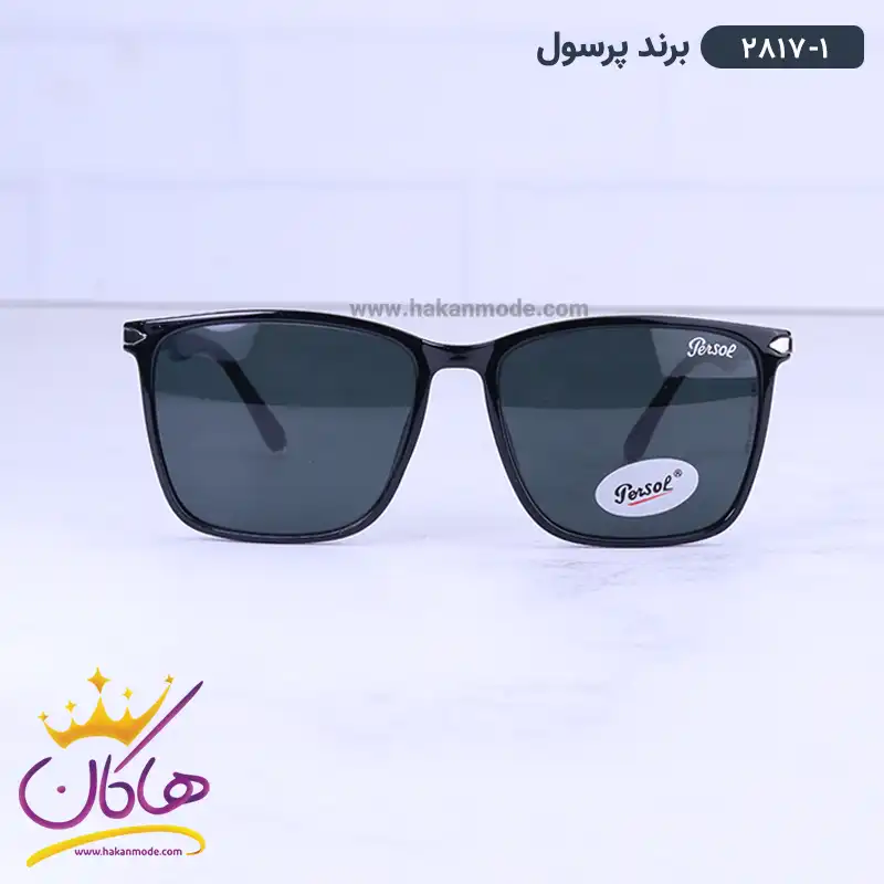 عینک آفتابی پرسول مردانه مشکی 2817/1