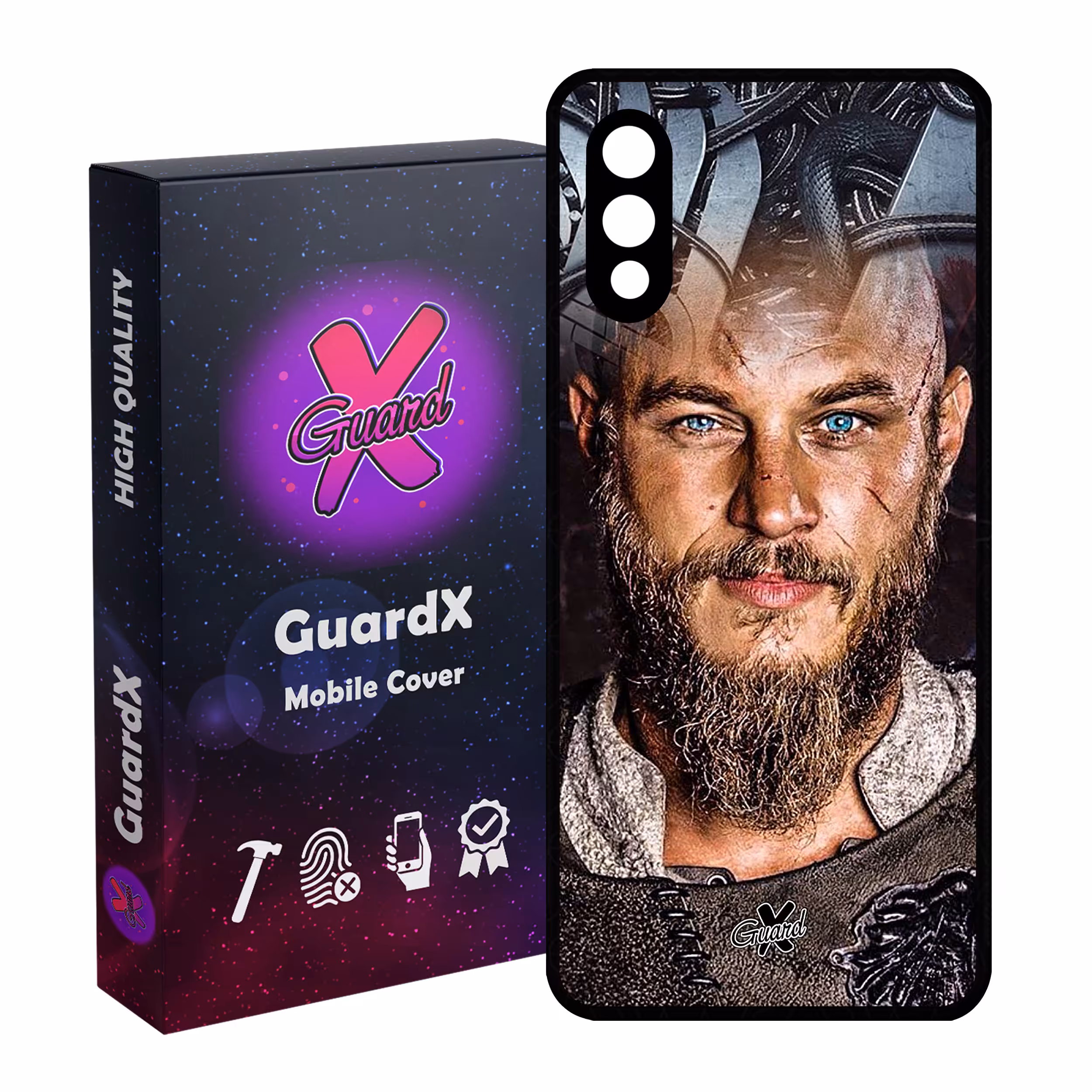 کاور گارد ایکس طرح Vikings مدل Glass10240 مناسب برای گوشی موبایل سامسونگ Galaxy A02 / M02