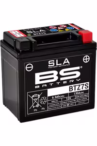 لوازم یدکی موتورسیکلت SLA خشک BTZ7S 12V6AH 2008 2023 HONDA CBR 1000 RR BS