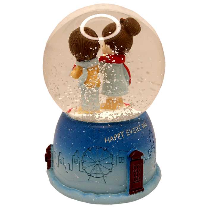 گوی موزیکال مدل پمپی Love طرح عشق و شادی کد PA4022