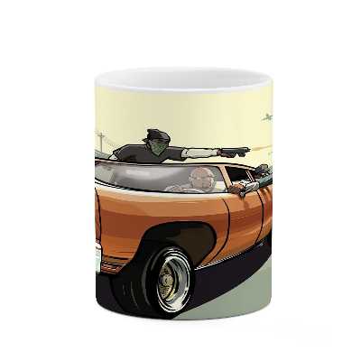 ماگ طرح بازی gta  مدل mgp11155