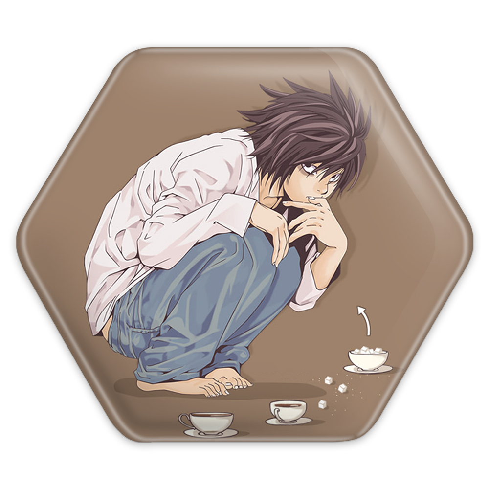 پیکسل خندالو طرح ال لاولیت انیمه دفترچه مرگ مدل شش ضلعی کد 11327