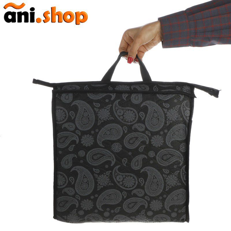 زیر انداز مسافرتی پارچه ای کیف دار 2 نفره رنگ کرمی