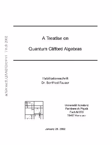 خرید و دانلود نسخه کامل کتاب Treatise on Quantum Clifford Algebras