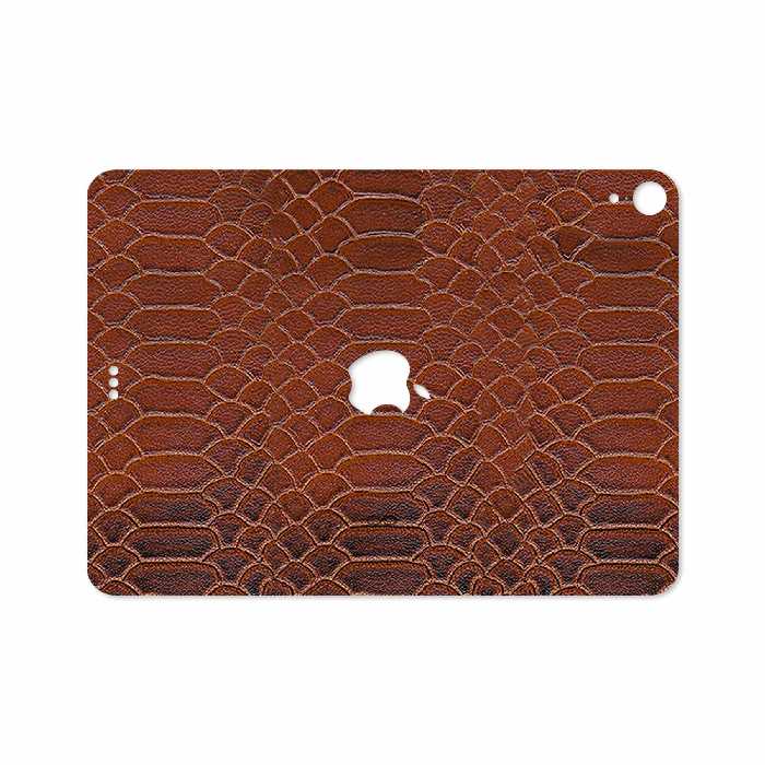 برچسب پوششی ماهوت مدل Brown-Snake-Leather مناسب برای تبلت اپل iPad Pro 11 2018 A1979