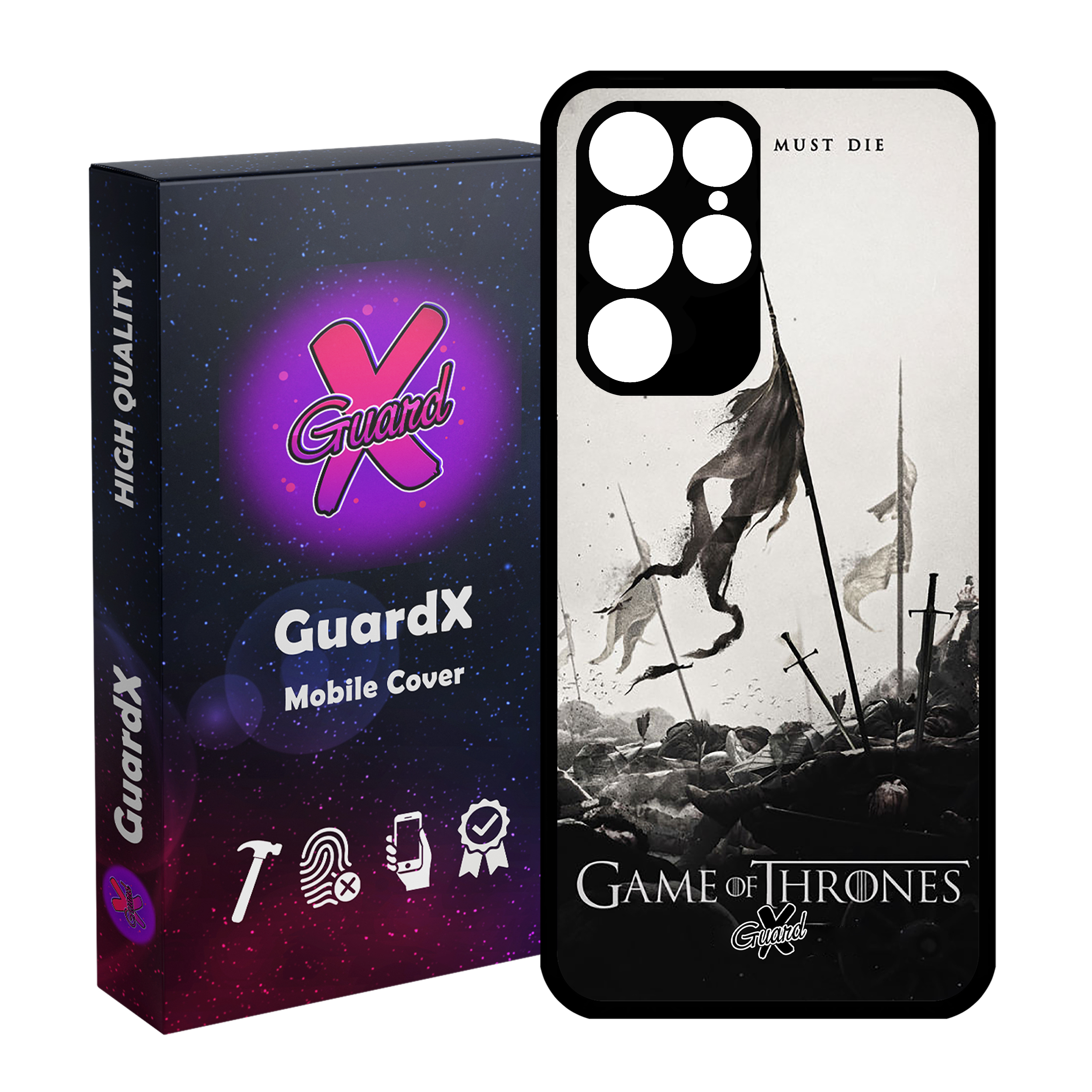 کاور گارد ایکس طرح GOT مدل Glass10267 مناسب برای گوشی موبایل سامسونگ Galaxy S22 Ultra