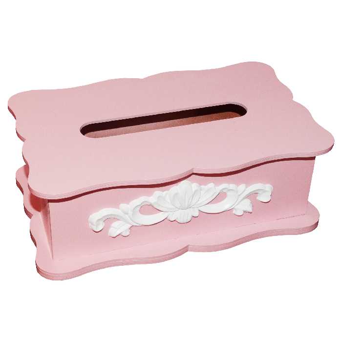 ست سطل و جای دستمال کاغذی نیازشاپ مدل فانتزی کد NP0909