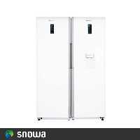 يخچال فريزر دوقلو اسنوا سری هايپر 38 فوت مدل SRDi-SFDi-M210GW