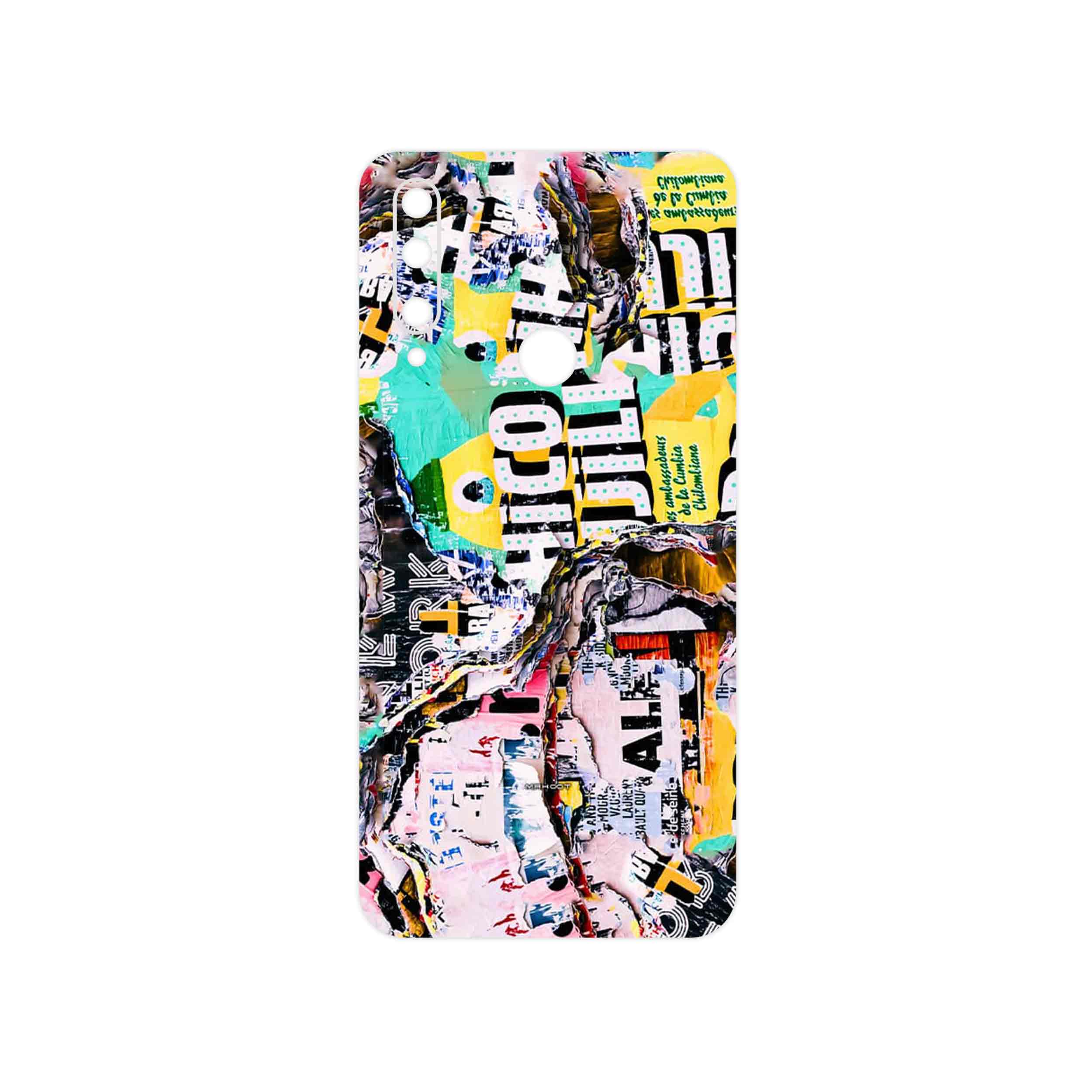 برچسب پوششی ماهوت مدل Collage of Teared Paper مناسب برای گوشی موبایل آنر 9X