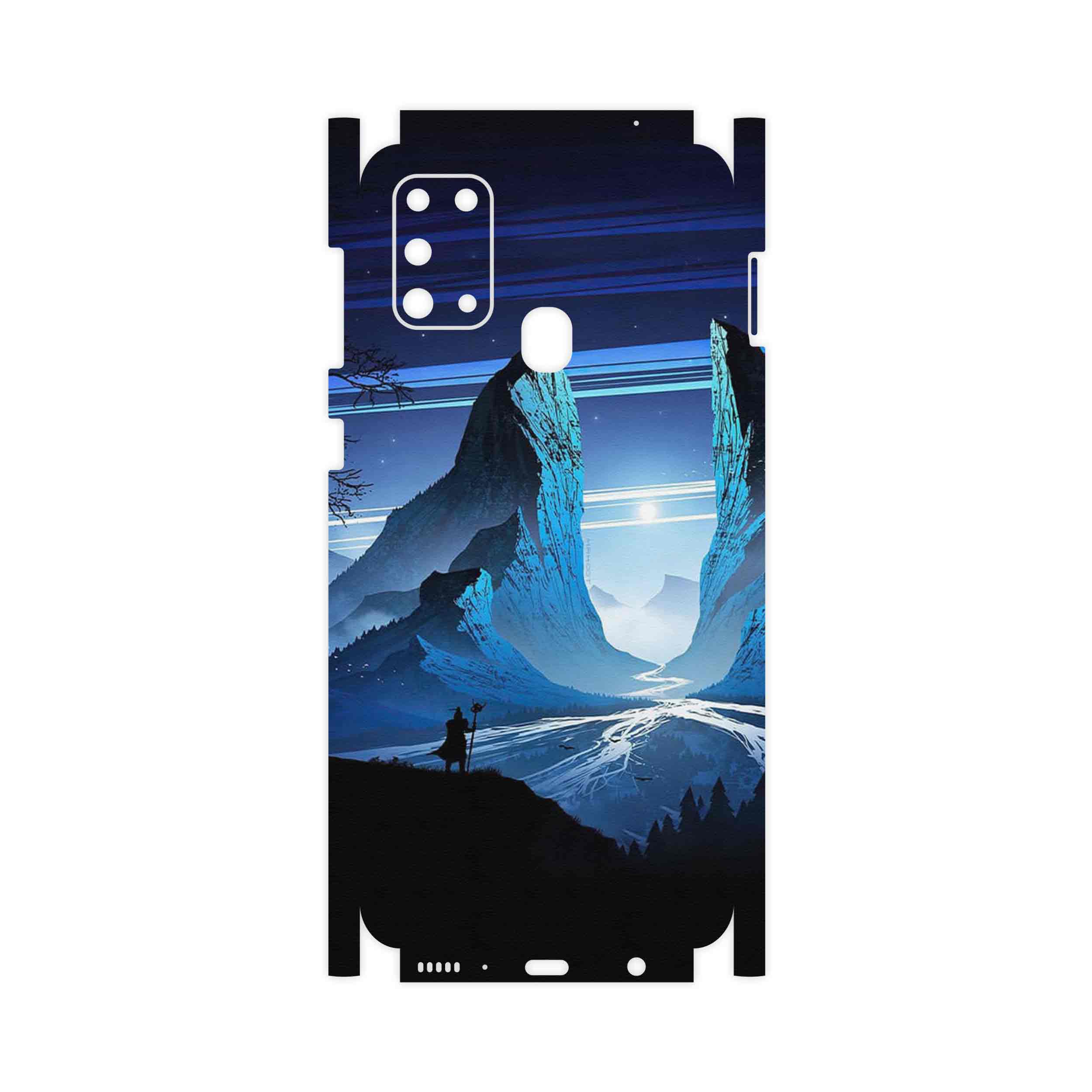 برچسب پوششی ماهوت مدل Blue Mountains Digital Art-FullSkin مناسب برای گوشی موبایل سامسونگ Galaxy M31