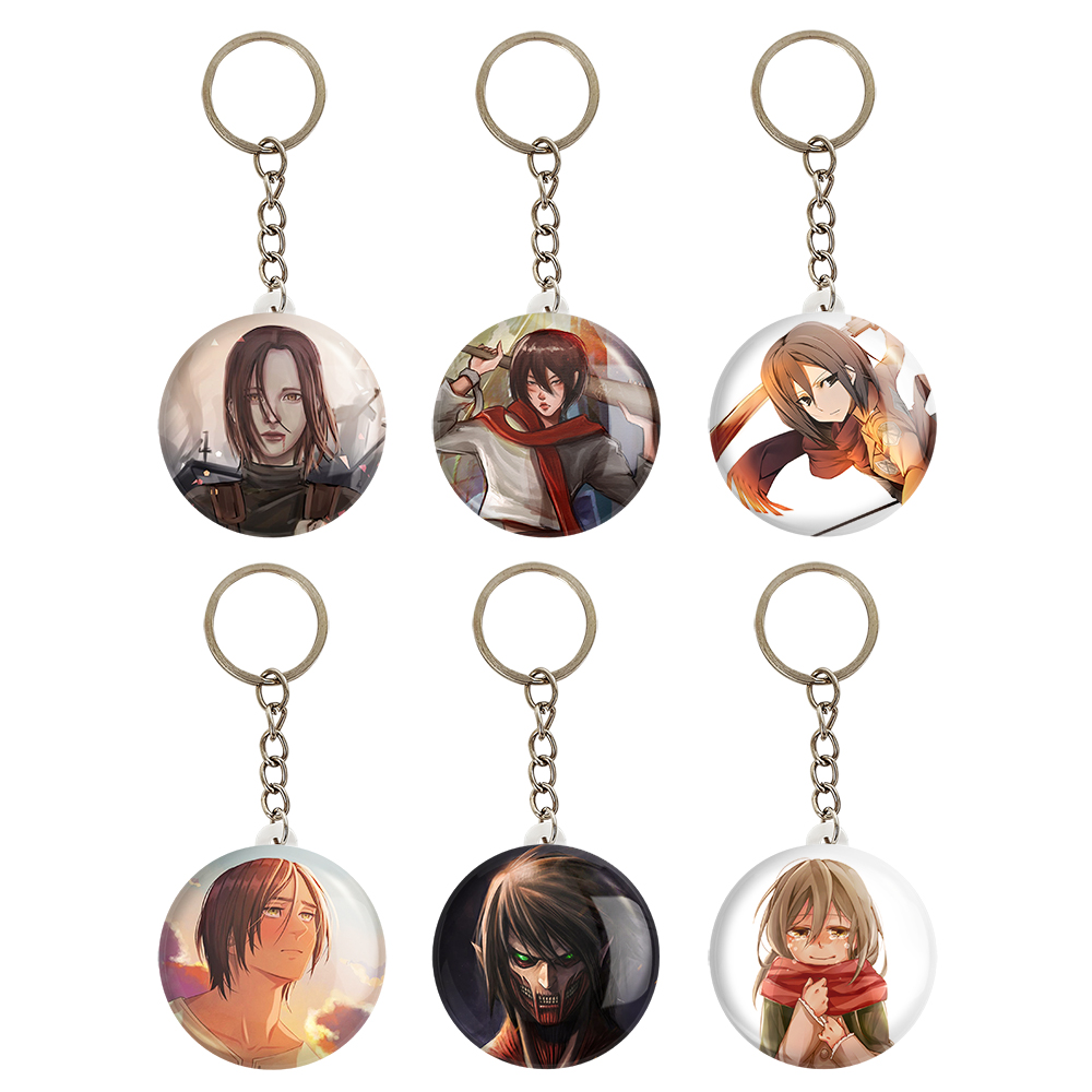 جاکلیدی خندالو مدل انیمه اتک آن تایتان Attack on Titan کد 1046B مجموعه 6 عددی
