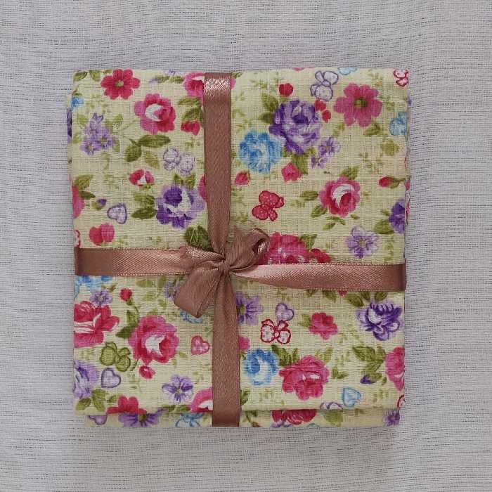 ست سه تکه ای دستمال های پارچه ای آشپزخانه با جنس نخی  در رنگ ها و طرح های مختلف