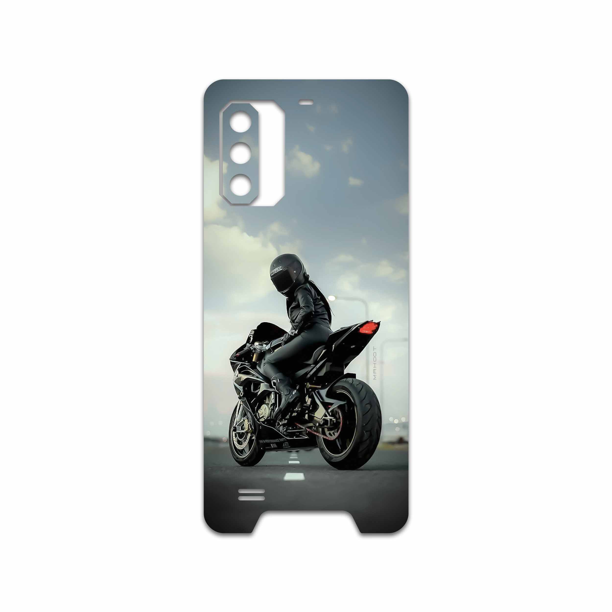 برچسب پوششی ماهوت مدل Motorcycling مناسب برای گوشی موبایل یولفون Armor 7