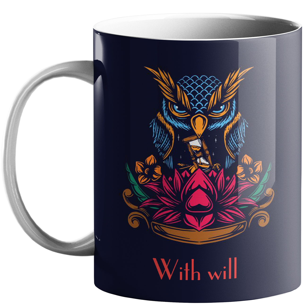 ماگ طرح جغد کد jd05