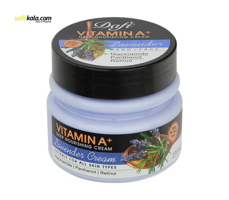 کرم مرطوب کننده دافی مدل Lavender حجم 270 میلی لیتر