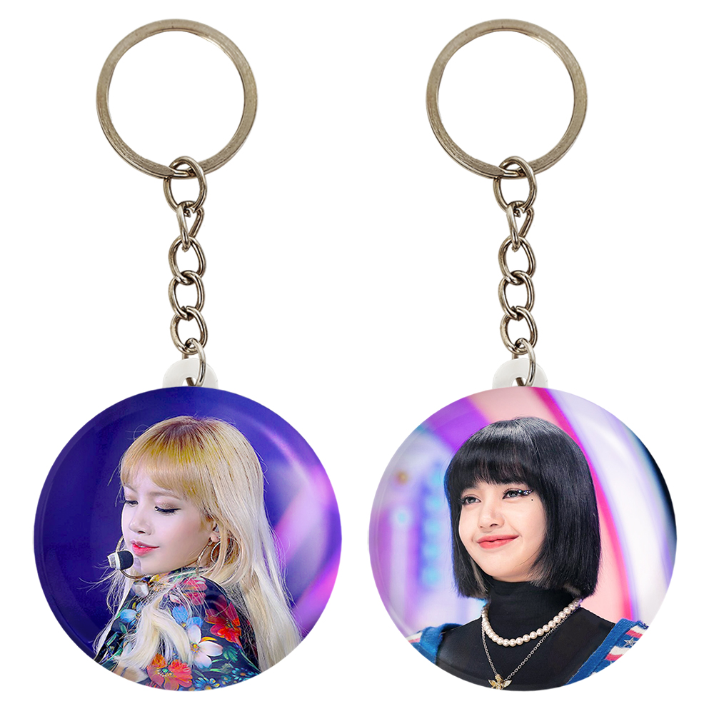 جاکلیدی خندالو مدل لیسا بلک پینک کد 1423014234 مجموعه 2 عددی