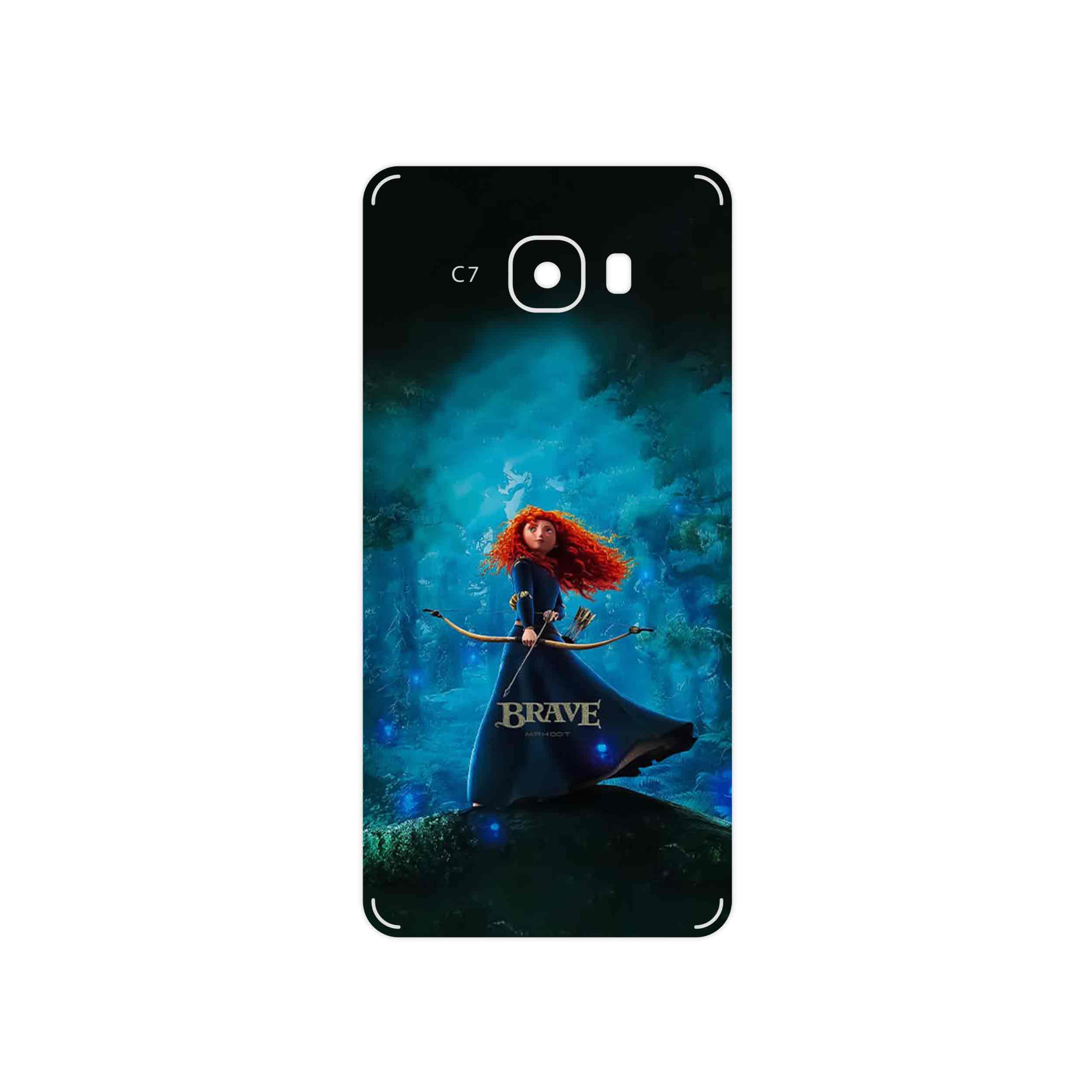 برچسب پوششی ماهوت مدل Brave مناسب برای گوشی موبایل سامسونگ Galaxy C7