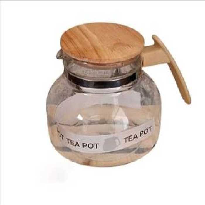 قوری پیرکس درب چوبی هپی هوم