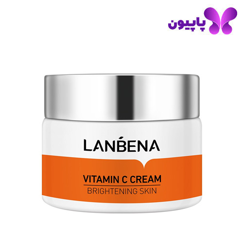 کرم روشن کننده صورت ویتامین C لانبنا